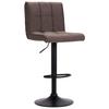 Bar Stools 2 Pcs. Taupe Fabric