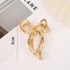 New Women's Large Claw Shark Animal Clip Popular Bangs Back Head Hairpin Simple Handmade Metal Hair Clip Hair Accessory