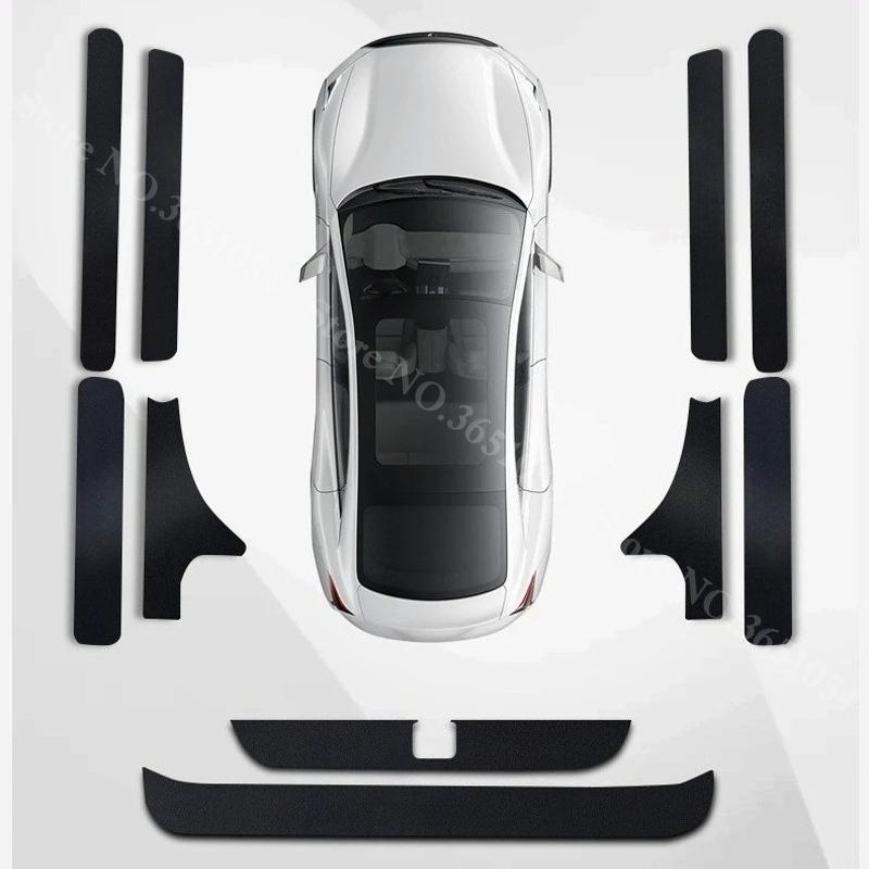 Для Kia K3 2013-2026 Автомобильные накладки на пороги Защитная полоса багажника Пленка от царапин и ударов Декоративные наклейки на двери