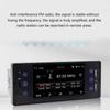 5-дюймовая автомагнитола Single Din   MP5-плеер FM-радиоприемник Поддержка USB-подключения CelsiusAUXCelsiusTF Управление на руле с емкостным сенсорным экраном