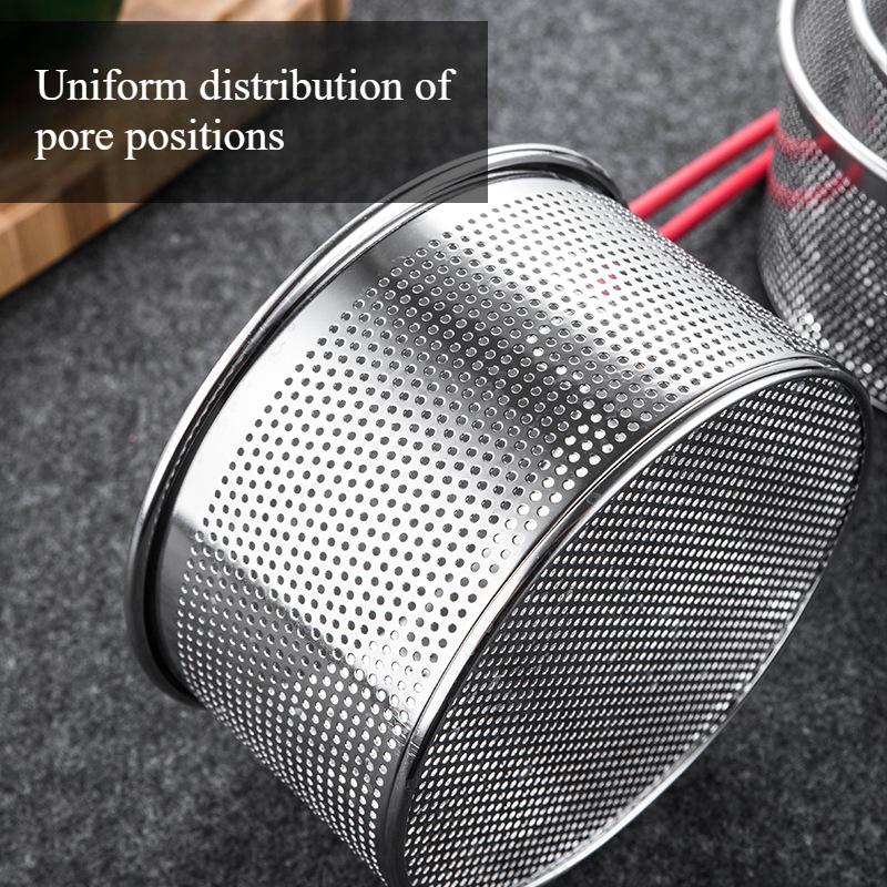 12/14/16/18/20 см французская металлическая корзина с ручкой дуршлаг для жарки во фритюре круглый дуршлаг для слива продуктов кухонные принадлежности аксессуары