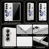 Романтичный чехол-бабочка для Samsung Z Fold 8 Ultra 7 6 5 Гибридный 3-в-1 Кожаная накладка с покрытием Складной чехол для телефона для Galaxy Z Fold8 Fold7 Fold6