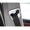Для BMW X3 F25 2011-2017 2 шт., цвет углеродного волокна, автомобильный ремень безопасности, стойка, декоративная крышка, отделка салона автомобиля