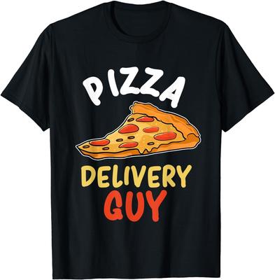 Funny Pizza Delivery Guy Gift T-Shirt Mens Womens Tees Tops Gift Unisex T-Shirt Mens Womens Tees Top