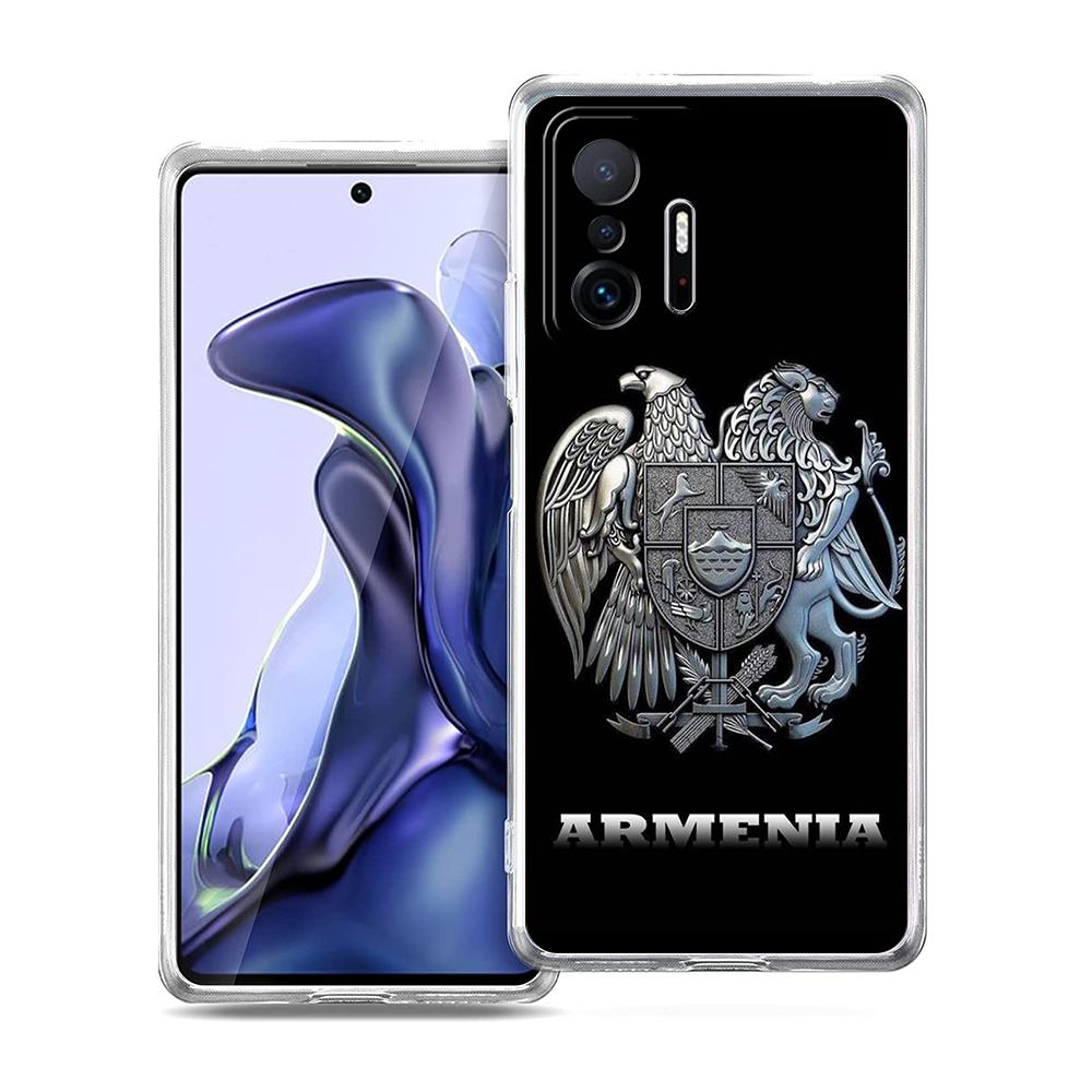 Армения Армянский Флаг Чехол для Телефона Для Xiaomi 14 13 12 Lite Mi 11 11X 13T 12T 11T Для Poco X5 X4 X3 NFC F5 F4 M4 Pro 5G Чехол