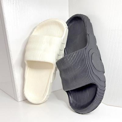 Летние шлепанцы в стиле Канье: Модные, на толстой подошве, большого размера, в корейском стиле, универсальные парные тапочки