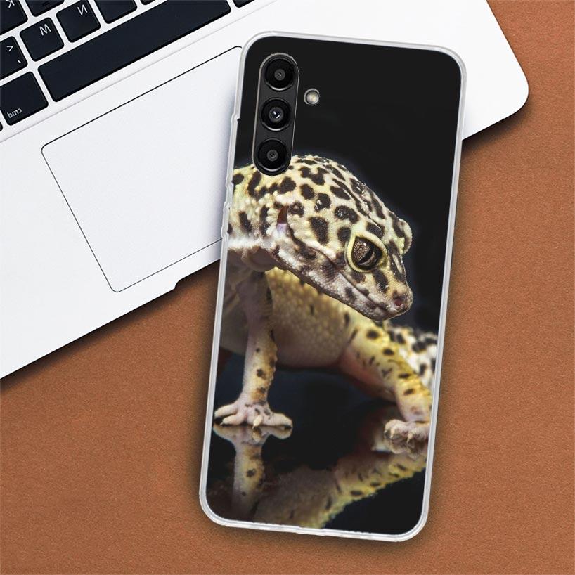 Lizards Geckos Phone Case For Samsung Galaxy A02S A12 A22 A32 A42 A52 A72 A51 A50S A71 A41 A31 A21S A70S A40 A30S A20E A10S A51