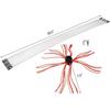 VEVOR Brosse de Cheminée de 6 Mètres Kit de Ramonage en Nylon pour Poêle à Pellet pour Nettoyer Cheminées en Métal ou en Brique A57