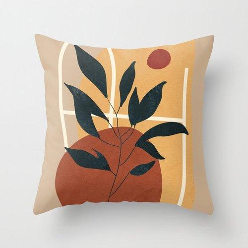 Nordic New Abstract Наволочка Геометрический Узор Гостиная Диван Подушка Чехол Украшения Дома