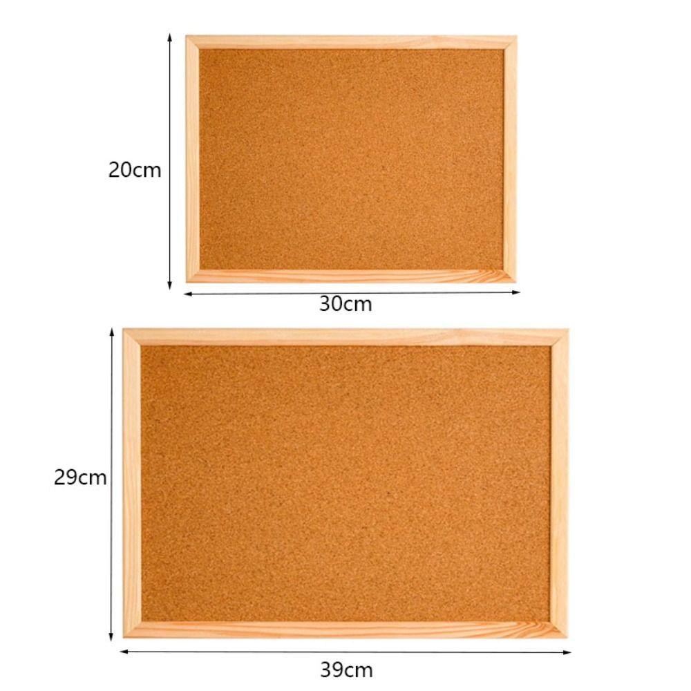 Wall Hanging Photo Display Board Double-sided Memo Board Home Decoration Cork Notice Board  Office
