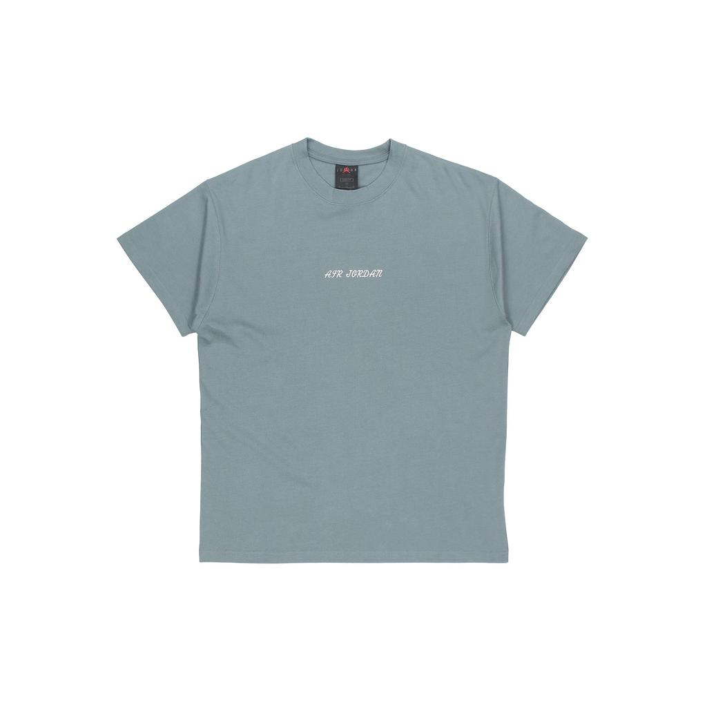 Jordan Sport Round Neck Short Sleeve T-Shirt With Large Logo Men Tops Green DQ4960-387