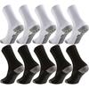 10Pairs Non-Slip Grip Socks Men Women Football Basketball Baseball Rugby Soccer Cycling Running Breathable Shockproof Athletic