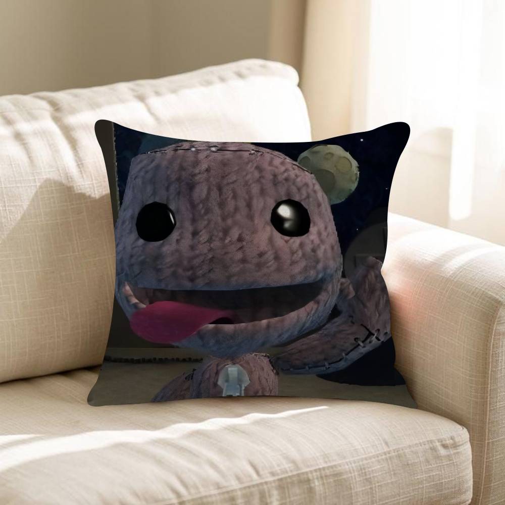 Забавная подушка-чехол Sackboy из LBP Наволочка для подушки Гостиная Диван Домашний декор На заказ
