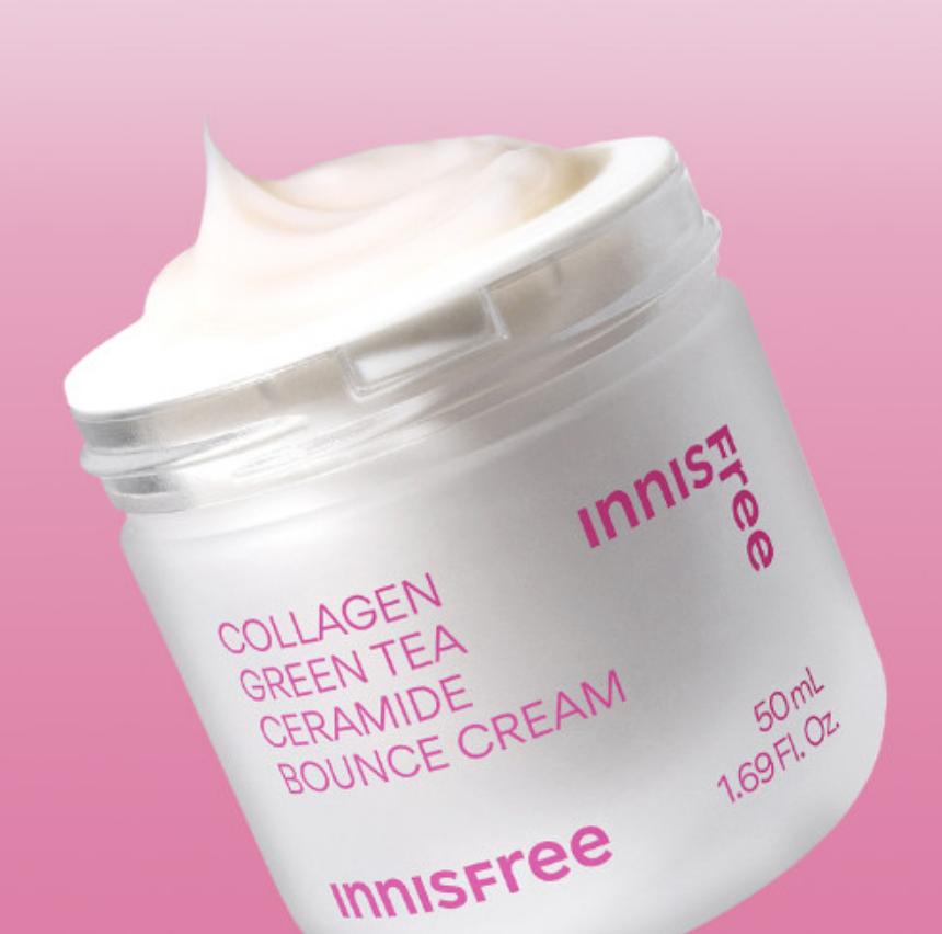 Innisfree Коллагеновый крем с керамидами и зеленым чаем 50 мл