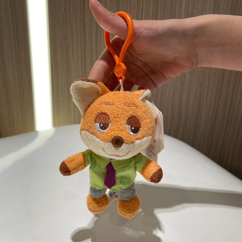 Disney Плюшевая игрушка Зверополис Джуди Ник Ленивец Овца Леопард Финник Подвеска Брелок-ленивец Декоративный брелок Подарок на день рождения