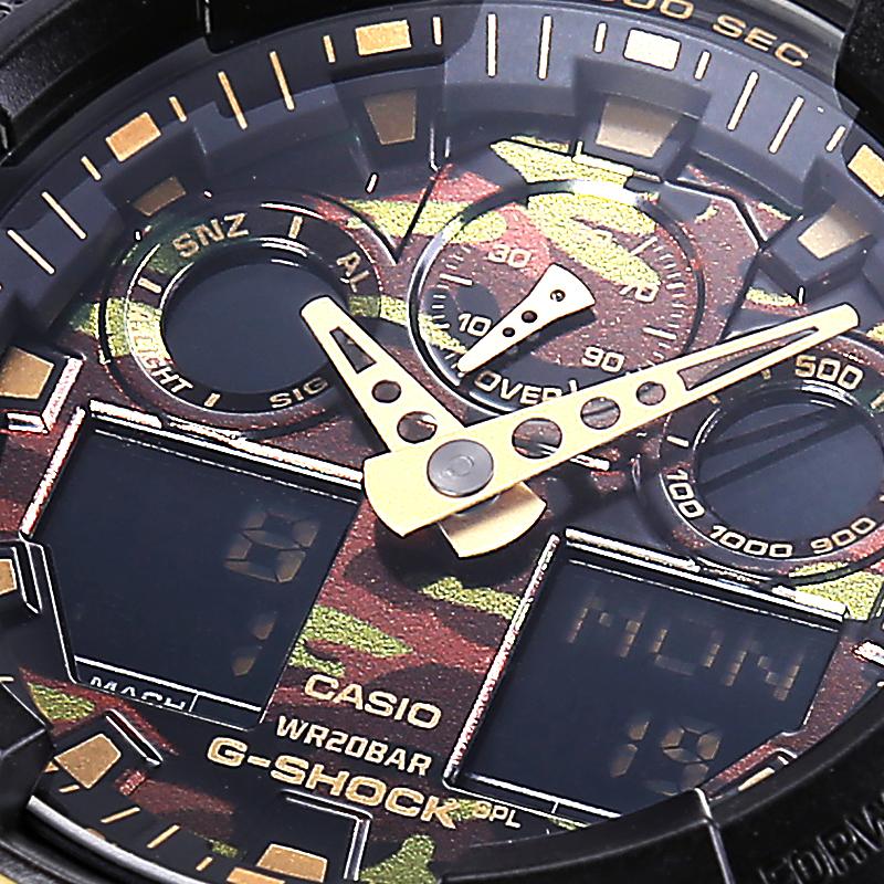 Casio Унисекс Пара Серия Настольных Черные Часы GA-100CF-1A9+GMA-S110MP-4A1