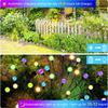 Solar Firefly Lamp 6/8/10 Led Solar Garden Lawn Lamp Courtyard Terrace Channel Decoration Outdoor Waterproof Swing Lamp Christmas Lamp