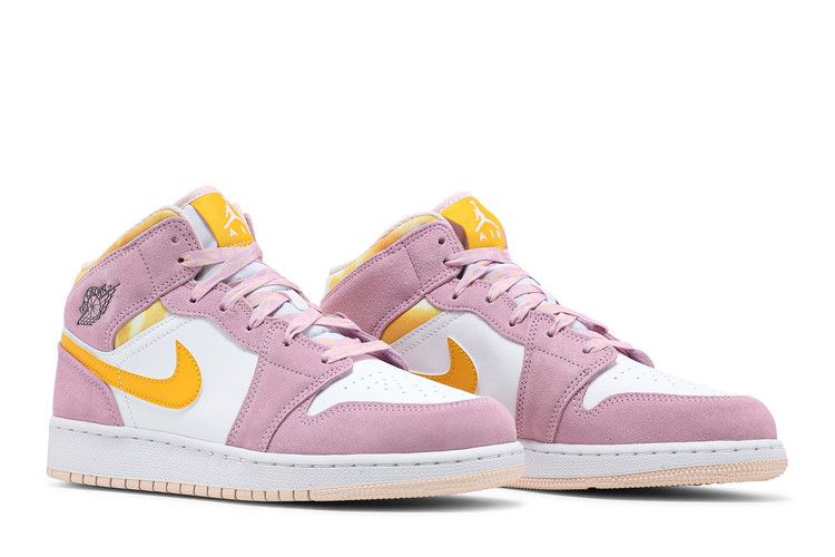 Jordan 1 Mid SE Арктический розовый (GS)