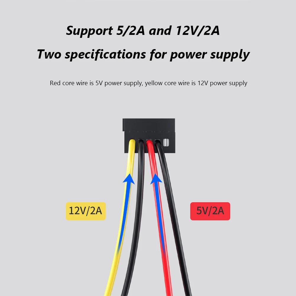 SATA 3.5/2.5 дюйма 1 на 5 SATA Разветвитель Питания Жесткого Диска Кабель 18AWG SATA Кабель Питания Серверный DIY Разветвитель