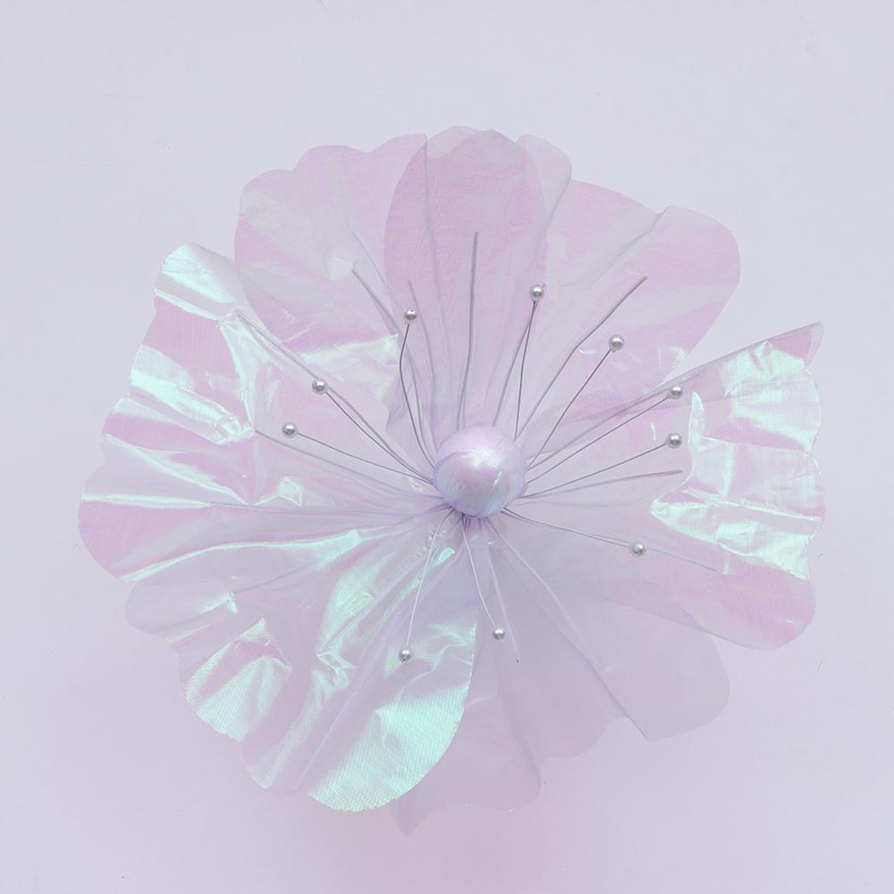 Hollow Design Large Artificial Flower Silk Material 3D Poppy Flower Silk Flower  Floral Arrangement