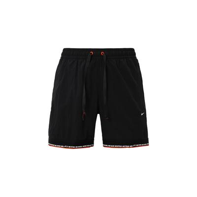 ФК. Футбольные шорты Tribuna Casual Breathable Woven Spliced Logo с вышитым логотипом для мужчин, черные DH9679-010