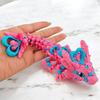 Movable Joints 3D Printed Dragon Cartoon Handicraft 3D Rotatable Articulated Dragon Realistic Figurine