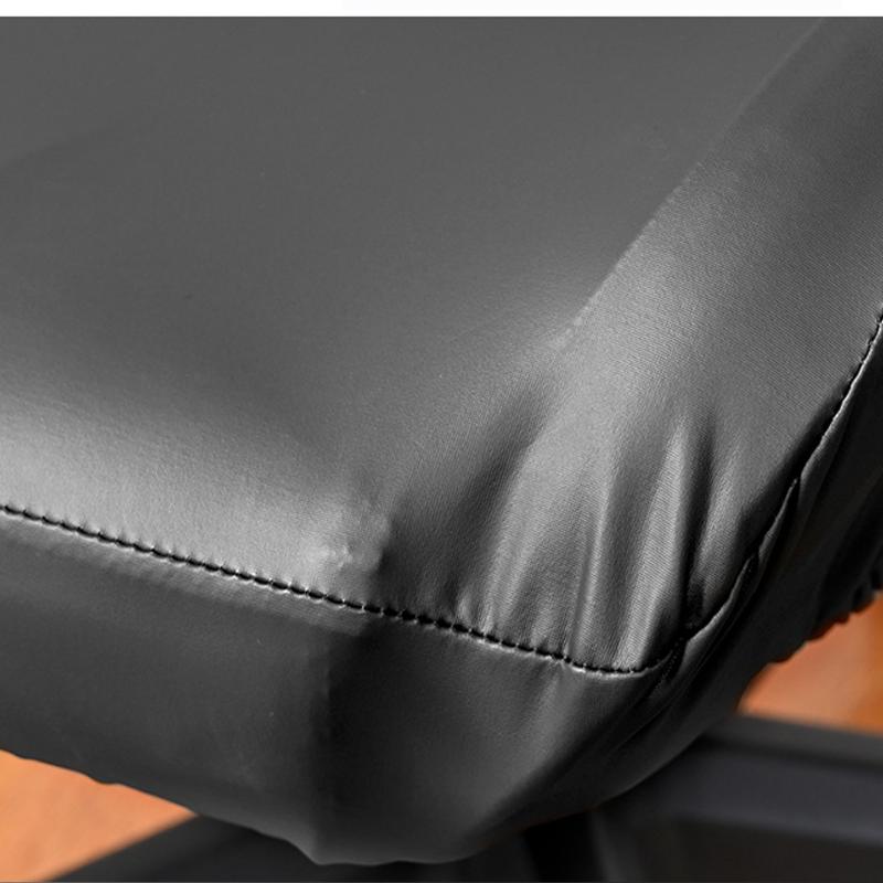 Waterproof PU Leather Slip Covers Game Chair Cover Office Elastic Chair Monochrome Armchair Cover Computer Chair Learning Game Room