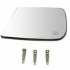 Towing Mirror Glass Backing Plate Heated Upper Left Driver For Dodge Ram Pickup
