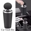 Dustbin Car Garbage Bin Click Open Cover Desktop Trash Can Dust Case Holder Car Trash Can  Home