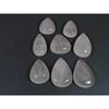 300Cts. Natural Rose Quartz Pear Cabachon Loose Gemstone 08 Pcs Lot C-2617