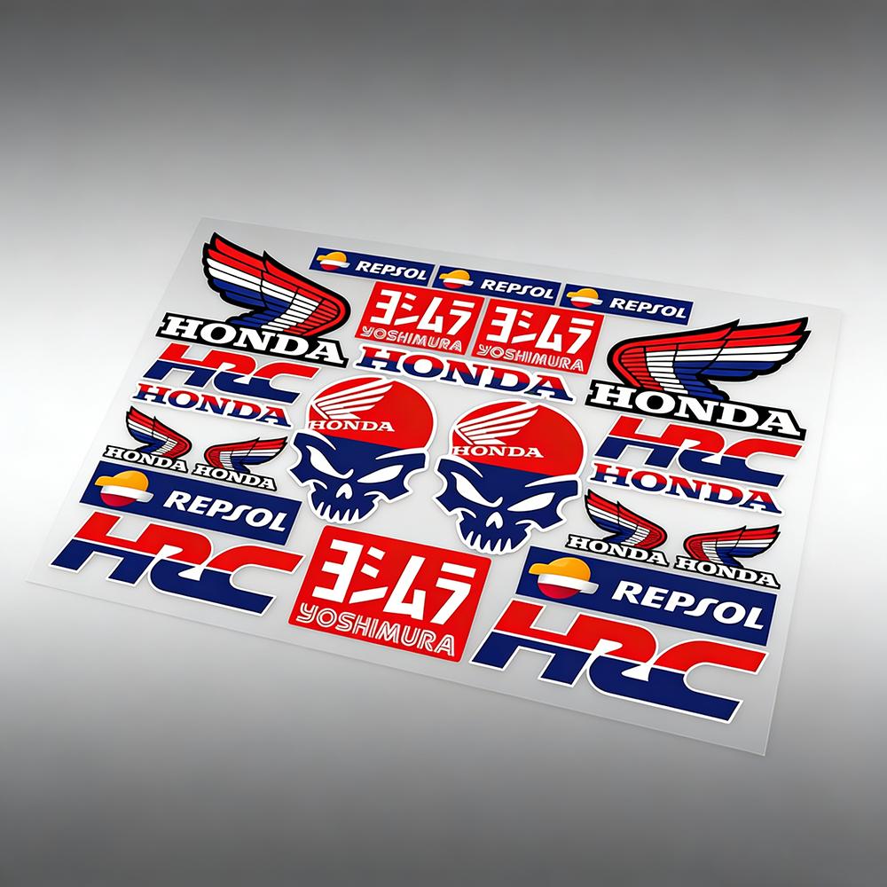 vbjhr10 Stickers Moto Sticker Auto Body Bumper for Honda Windows Motorcycle Laptop Walls Vinyl Decal Car Tuning Accessories