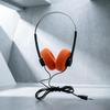 Retro Vintage Feel Retro Lightweight Stereo Earphone Walkman for Most Mobile Phone Playback Headphones and "Orange Over-Ear Headphones, Headphones,