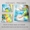 Colorful, whimsical, scenic. Bedding Duvet cover sets Duvet covers Pillowcases gifts (1 * Duvet Cover 2 * Pillowcases, without duvet insert)