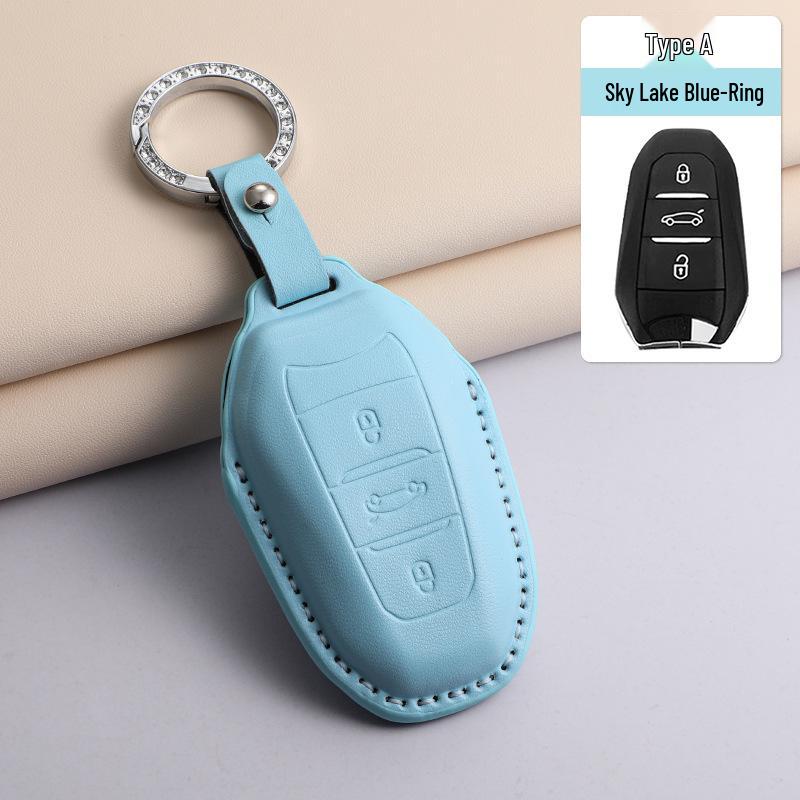 Peugeot Key Cover for 408X, 2008/4008/5008, Purple Textured for 508Lphev/408.