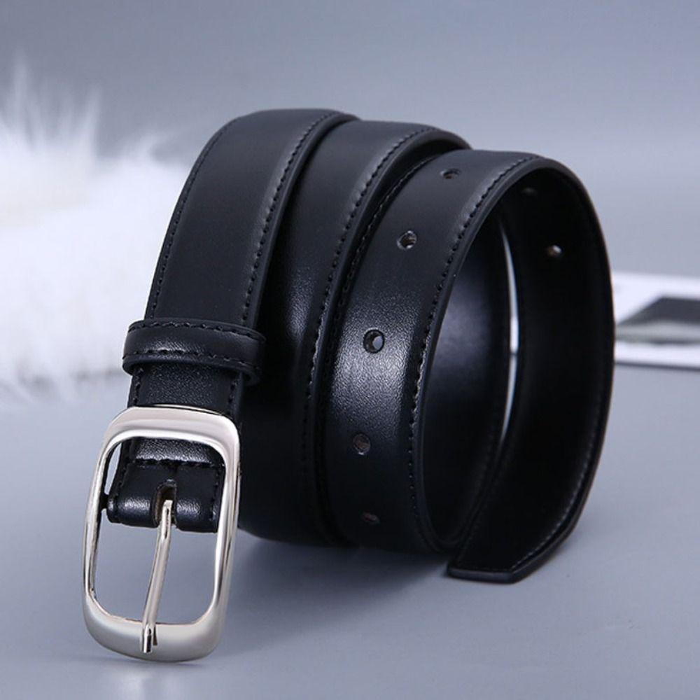 Модный ремень с пряжкой-пином, универсальный пояс, украшение для платьев, кожаный ремень