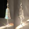 Bell Crystal Wind Chime Decoration Transparent/Colorful Home Crystal Decoration Room