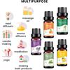 Essential Oils Set - 6 Blends for Diffusers, Home Care, Candle Making Scents, Fragrance, Aromatherapy, Humidifiers, Gifts - Peppermint, Lemongrass