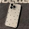 Colorful Polka Dot Transparent Case for iPhone 17 16 15 Pro Max 14 Plus 13 12 11 X Xr Xs Wave Point Clear Shockproof Slim Cover