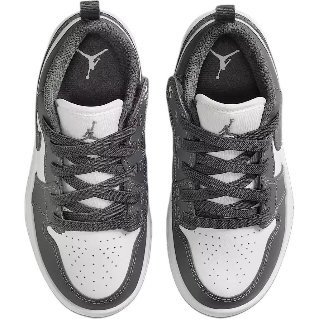 Air Jordan 1 Low ALT PS Железно-серые Детские Кроссовки Summit-White DR9748-044