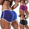 Women Sports Shorts Sexy High Waist Hip Lift Abdomen Tightening Hollow Out Push Up Yoga Shorts