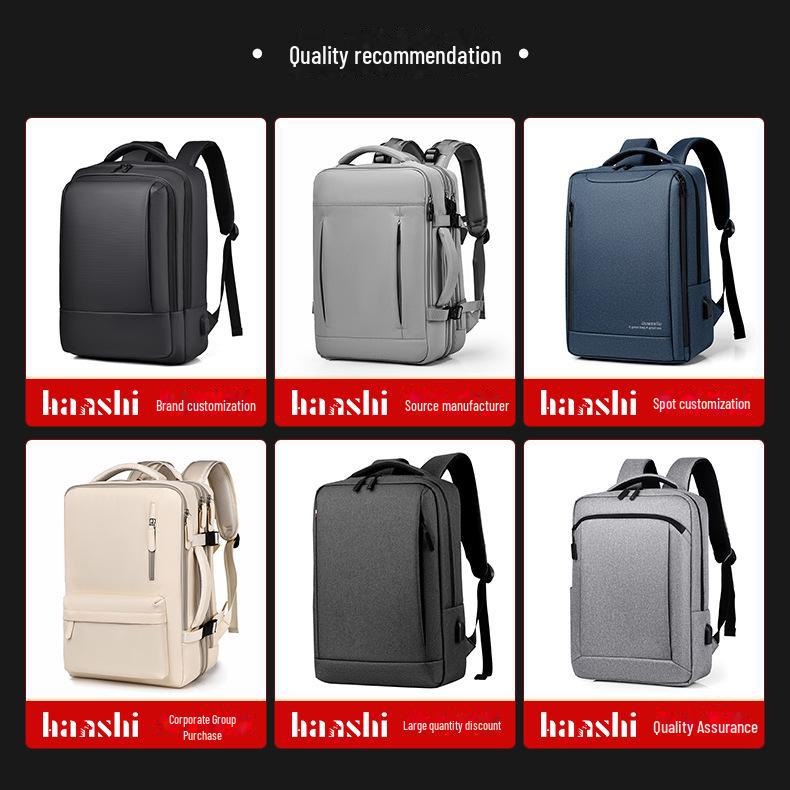 Мужской водонепроницаемый рюкзак для путешествий и бизнеса высшего класса - Большая вместимость