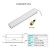 Black or White  Color High Gain Indoor Use Adhesive Mount Omni Directional 2.4ghz Wifi GSM 3G 4g Lte 5g Patch Car Antenna
