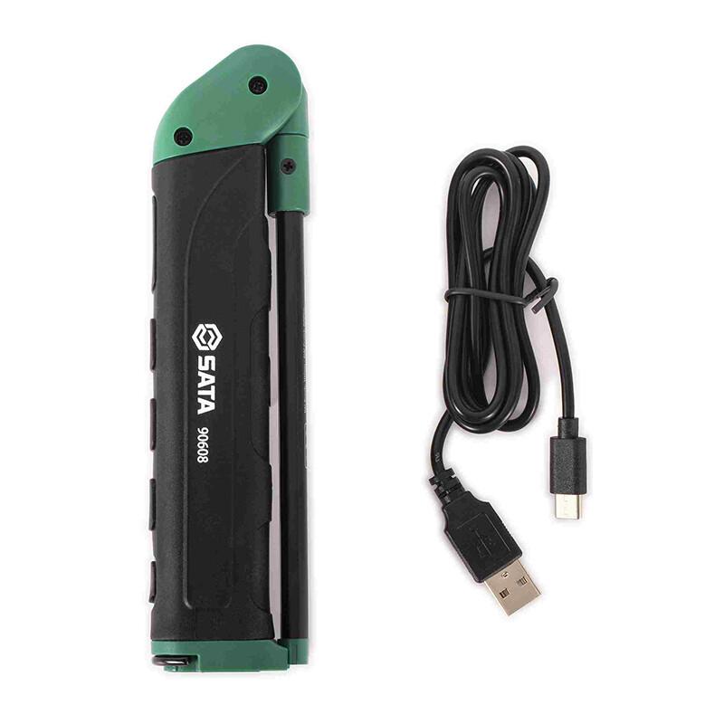 SATA 90608 Промышленный складной рабочий фонарь с беспроводной зарядкой