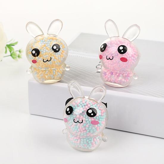 6 шт. Игрушка для снятия стресса Пасхальный кролик Шарики для снятия стресса Веселый сжимаемый кролик