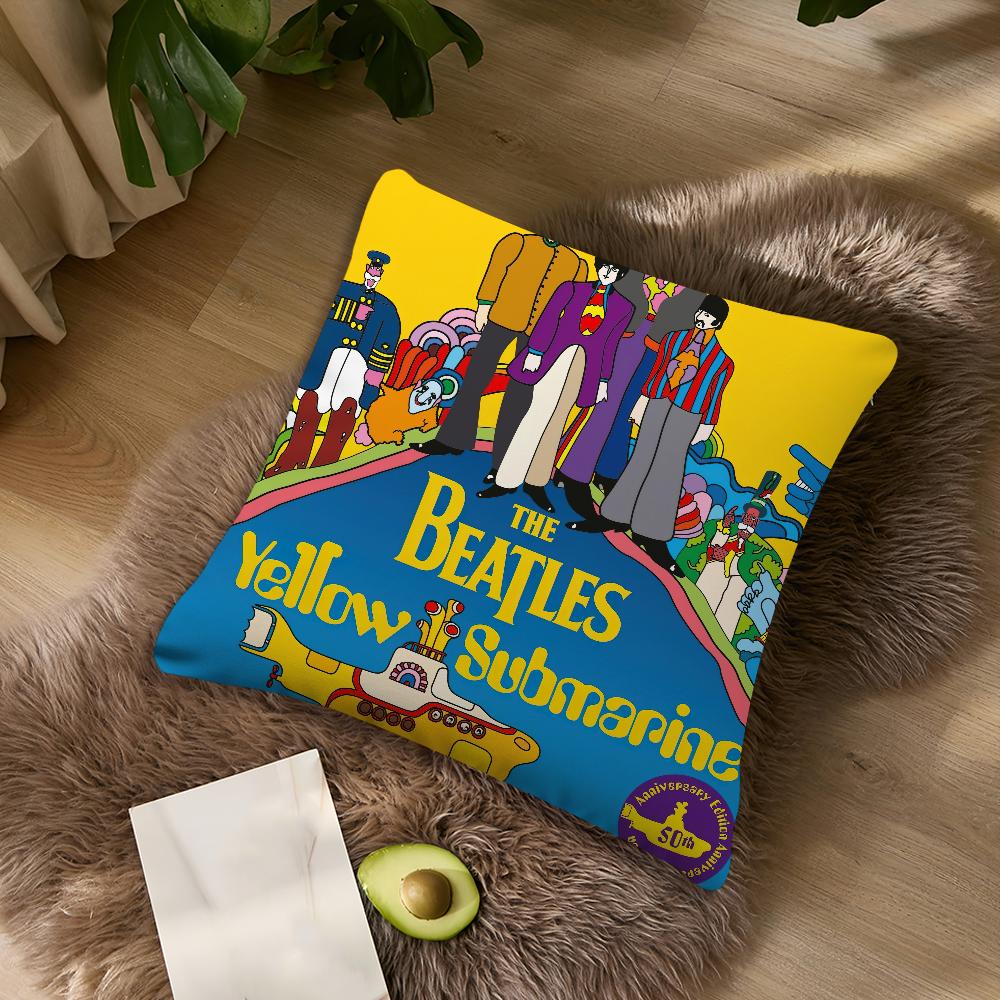 Чехол для подушки Band The B-Beattles, декоративная подушка для гостиной, квадратная подставка для спинки дивана, наволочка для отдыха и сна