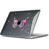 Protective Case for MacBook Pro - BOOLING - 14 Inches - Butterfly Pattern - Rigid Protection - Ultra-light