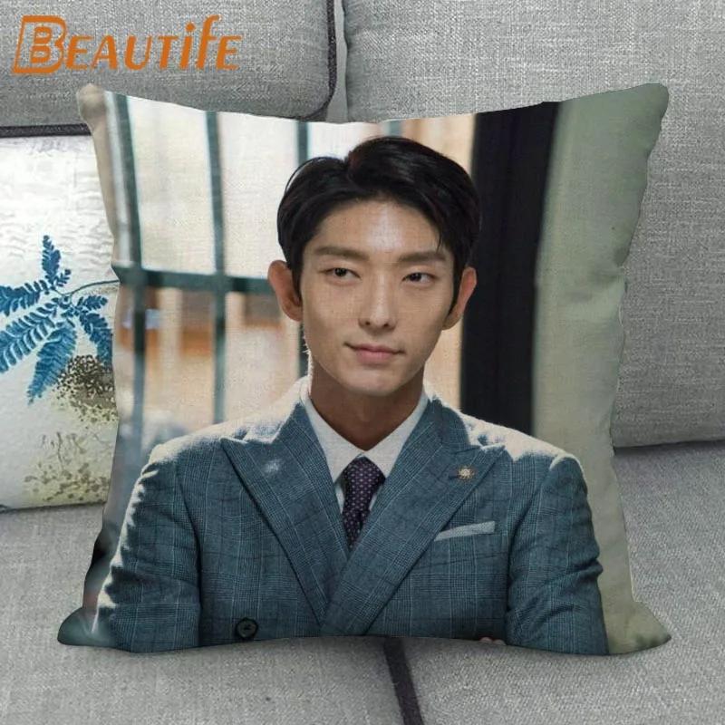 Новое поступление LEE JOON GI Наволочка Спальня Дом Декоративная Наволочка xсм Квадратная На молнии Наволочки Хлопок Лен Ткань Не выцветает