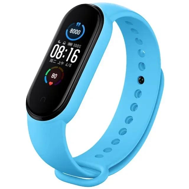 Ремешки для Mi Band 7 6 5 4 3 Браслет на запястье Силиконовый браслет Ремешки для запястья MiBand 3/4 band5 band6 Аксессуары для смарт-часов