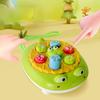 Коричневый медведь Быстрая игра-игрушка для лягушки Портативная консольная игрушка Пузырьковая игрушка для персон Игра-удар кротом для девочек