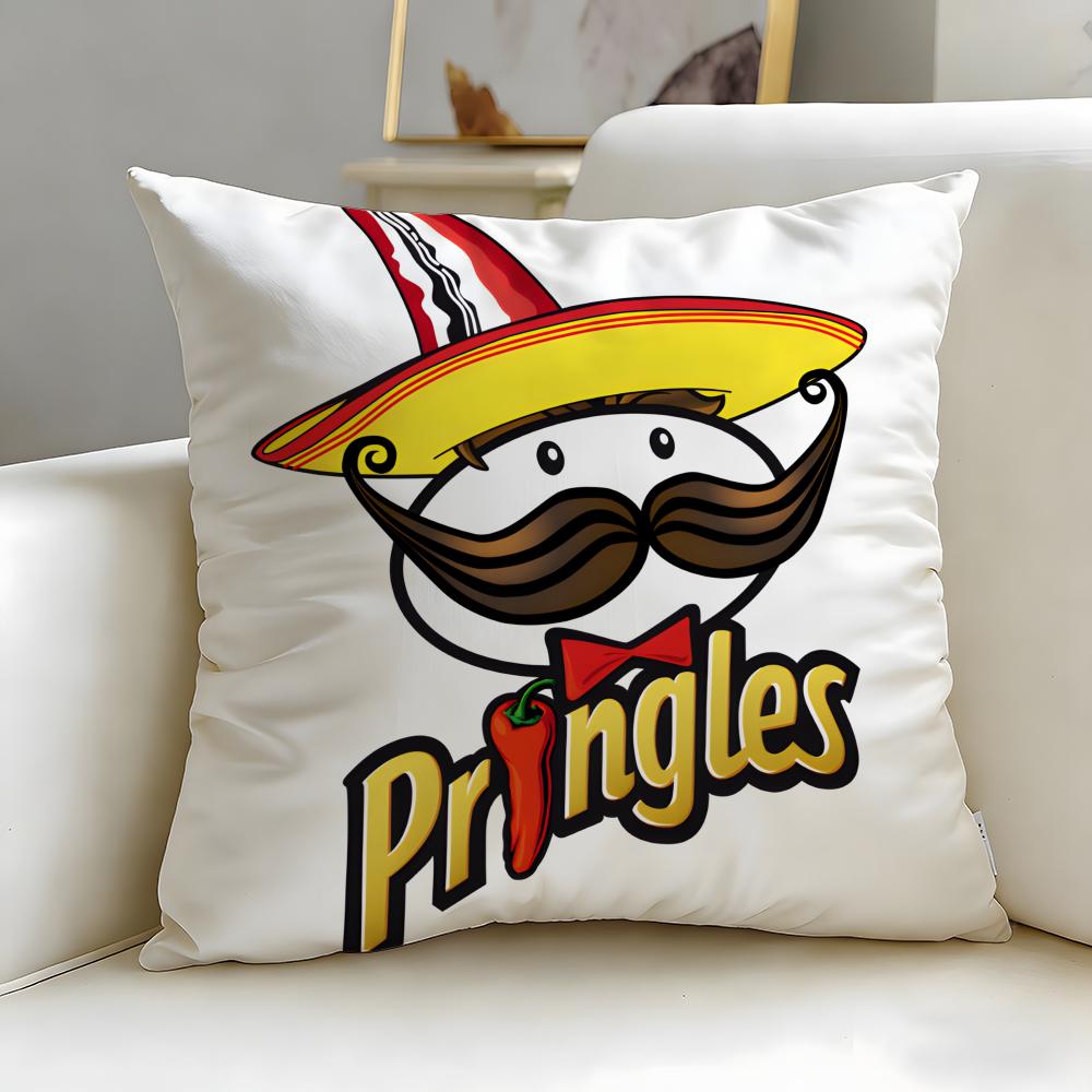 Классический бренд снеков Pringles Наволочка Мягкая и Легко стирающаяся – Универсальная для Дивана, Кровати, Путешествий и Офиса
